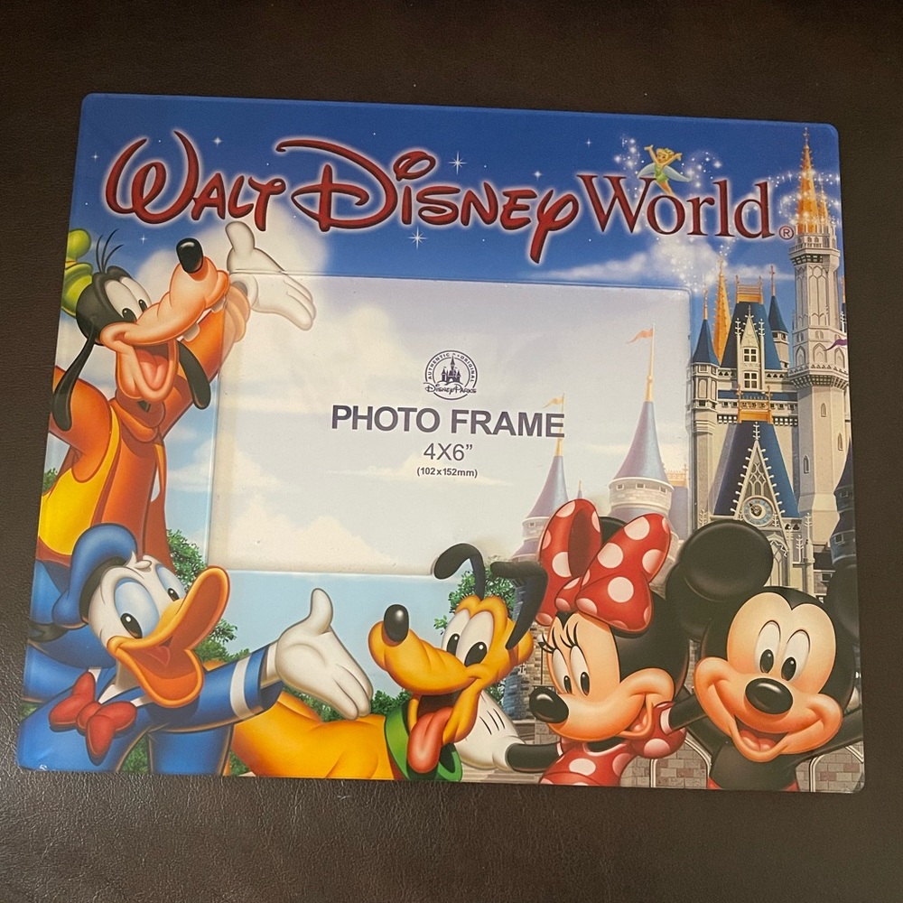 Walt Disney World 4x6 photo frame- brand new never used!